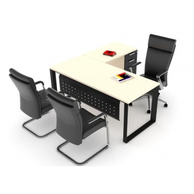 ESCRITORIO SEMI EJECUTIVO TECH SQ BLACK